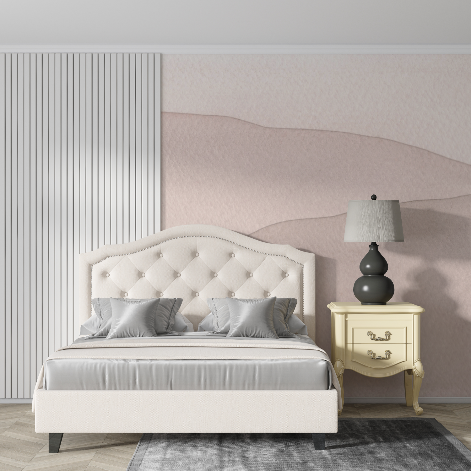 Cozy Wallpaper for a Cocooning Bedroom | Murals Wallpaper