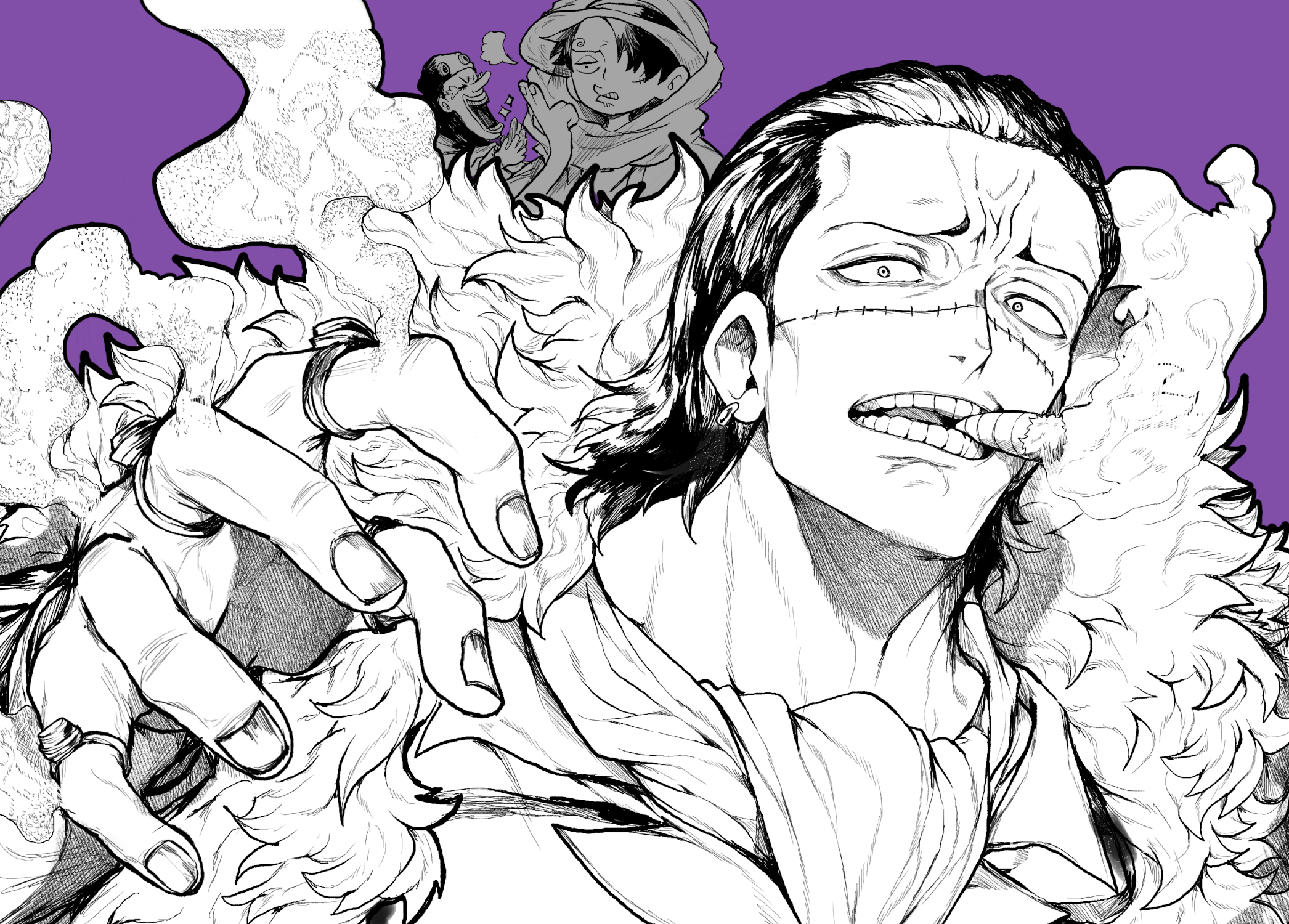 One Piece Crocodile Wallpaper.png | Murals Wallpaper