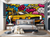 Teen Graffiti Car Wallpaper | Murals Wallpaper