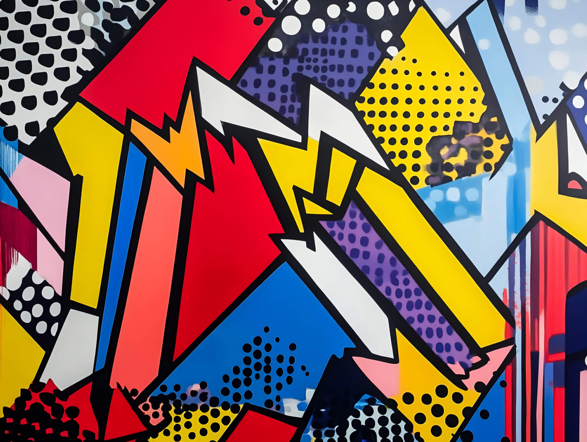 Tapeten Graffiti im Ado-Stil