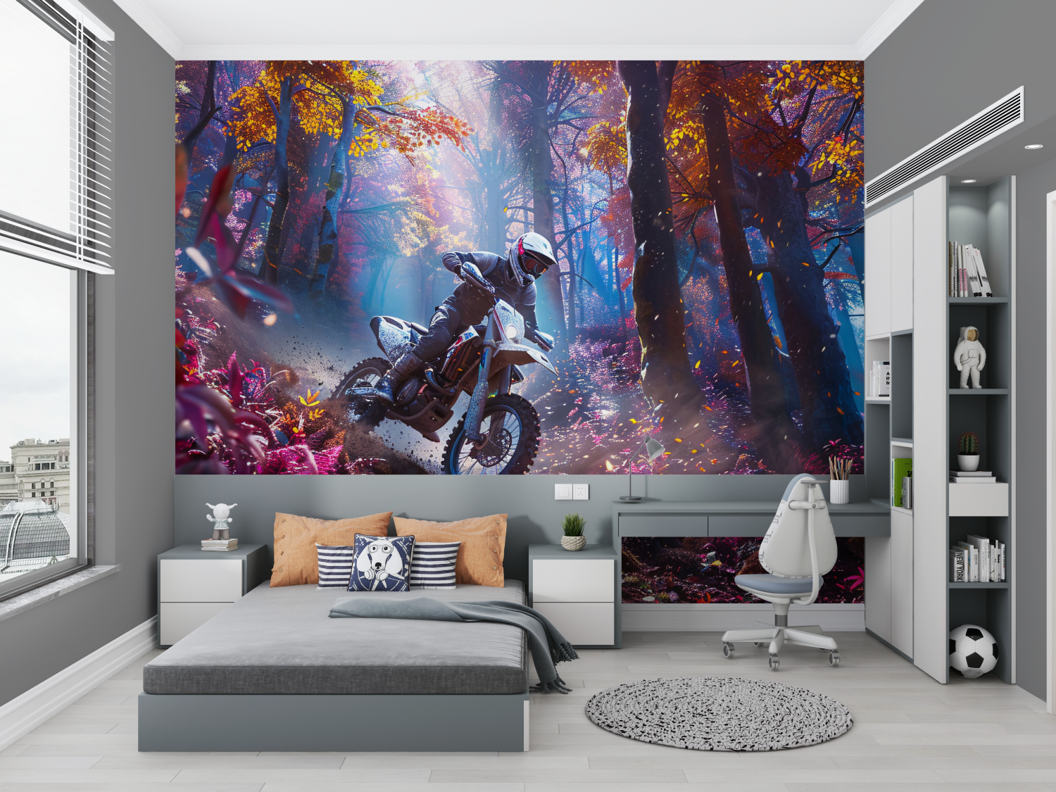 Motorcycle Wallpaper Idea Decor | Murals Wallpaper