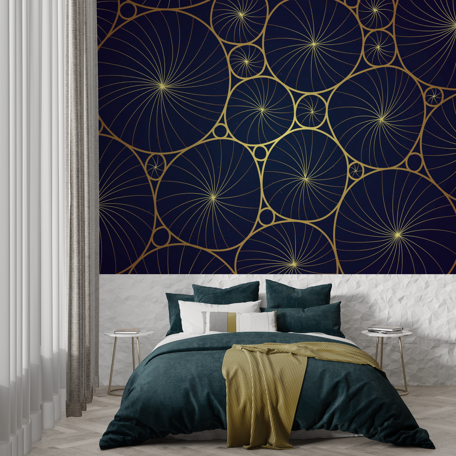 Blue Adult Bedroom Wallpaper | Murals Wallpaper