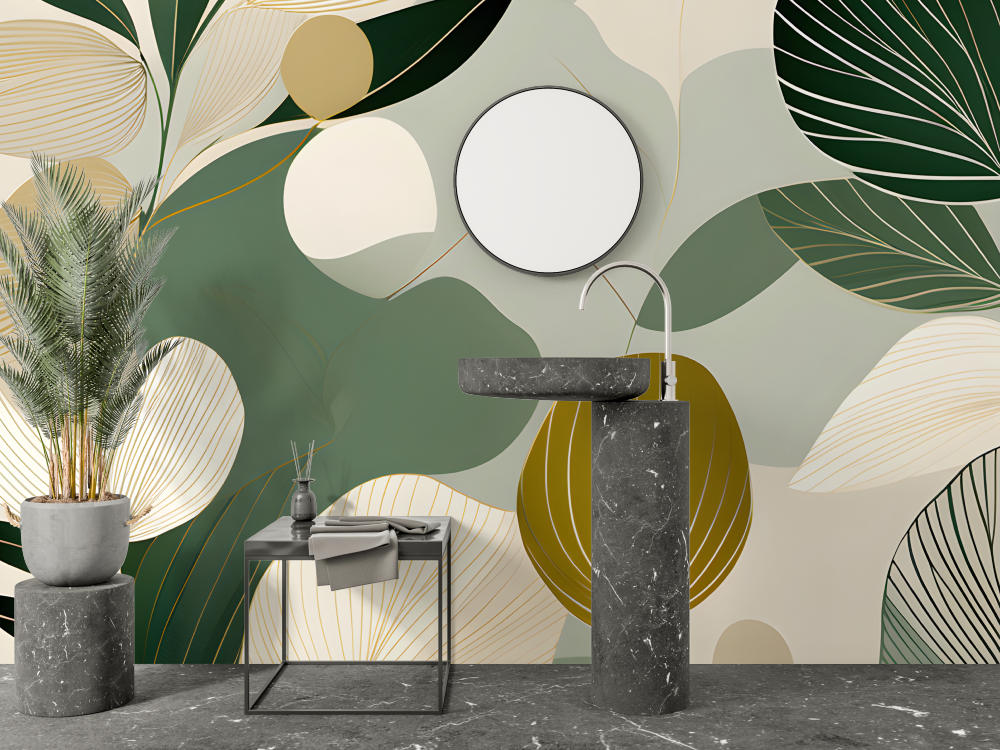 Waterproof Wallpaper for Shower | Murals Wallpaper