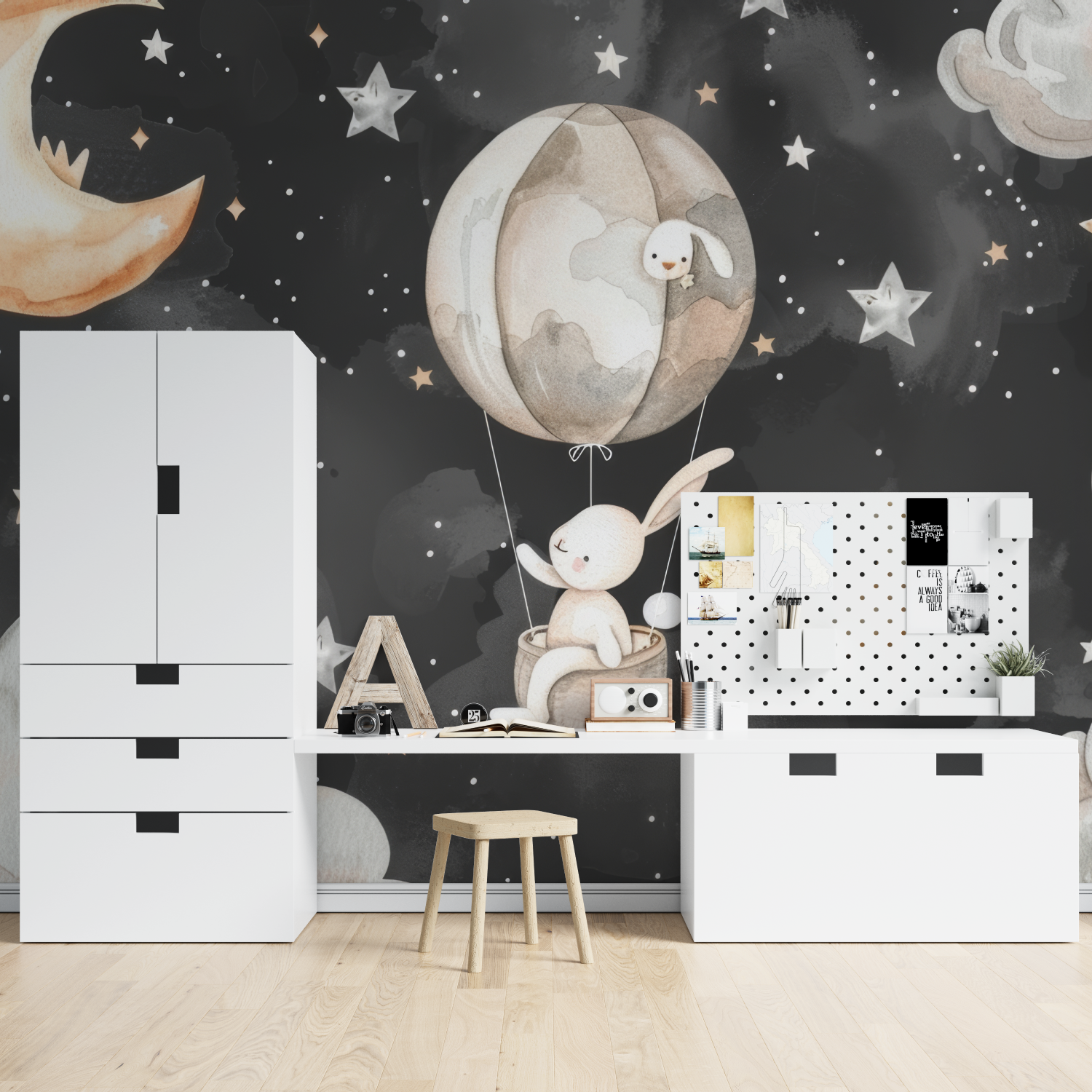 Night Moon Wallpaper for Kids | Murals Wallpaper