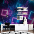 Neon Square Wallpaper | Murals Wallpaper