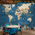 World Map Wall Art | Murals Wallpaper