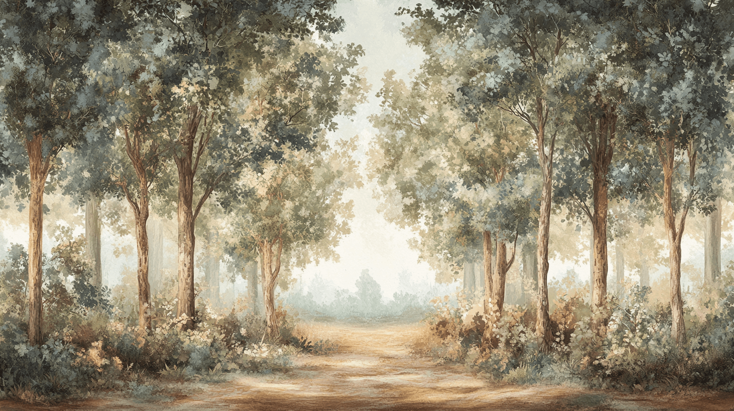 Panoramic Tree Wallpaper | Murals Wallpaper