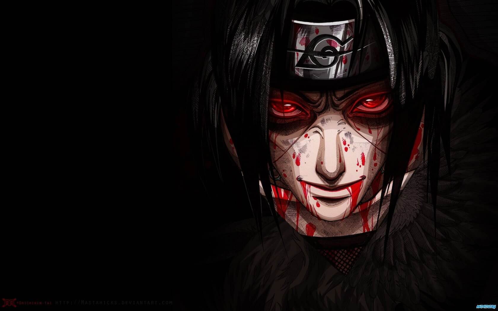 Naruto Uchiha Red Wallpaper | Murals Wallpaper