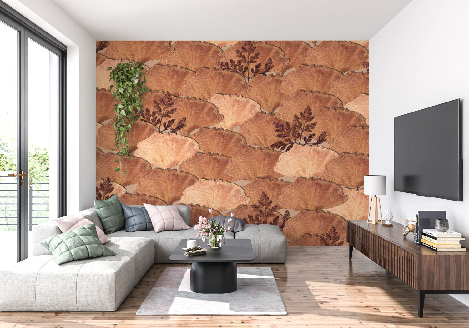 Essence of Azure Art Deco Wallpaper | Murals Wallpaper