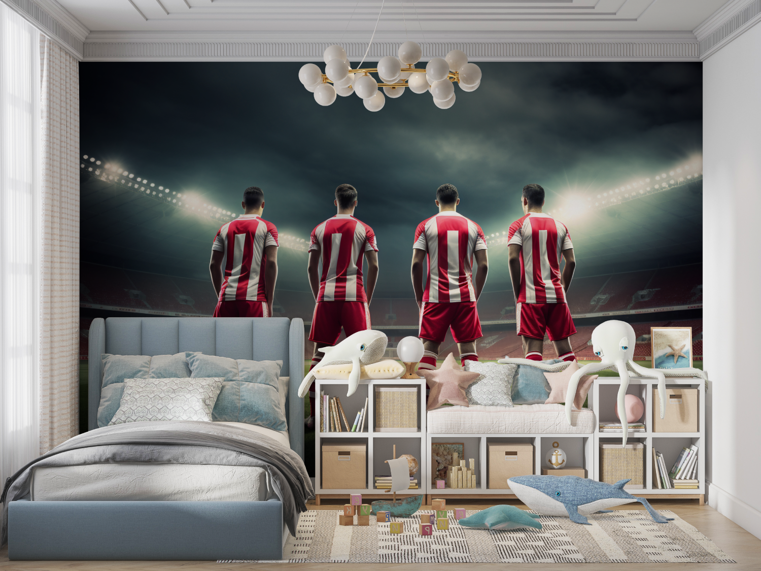 Football Player Bedroom Wallpaper | Murals Wallpaper