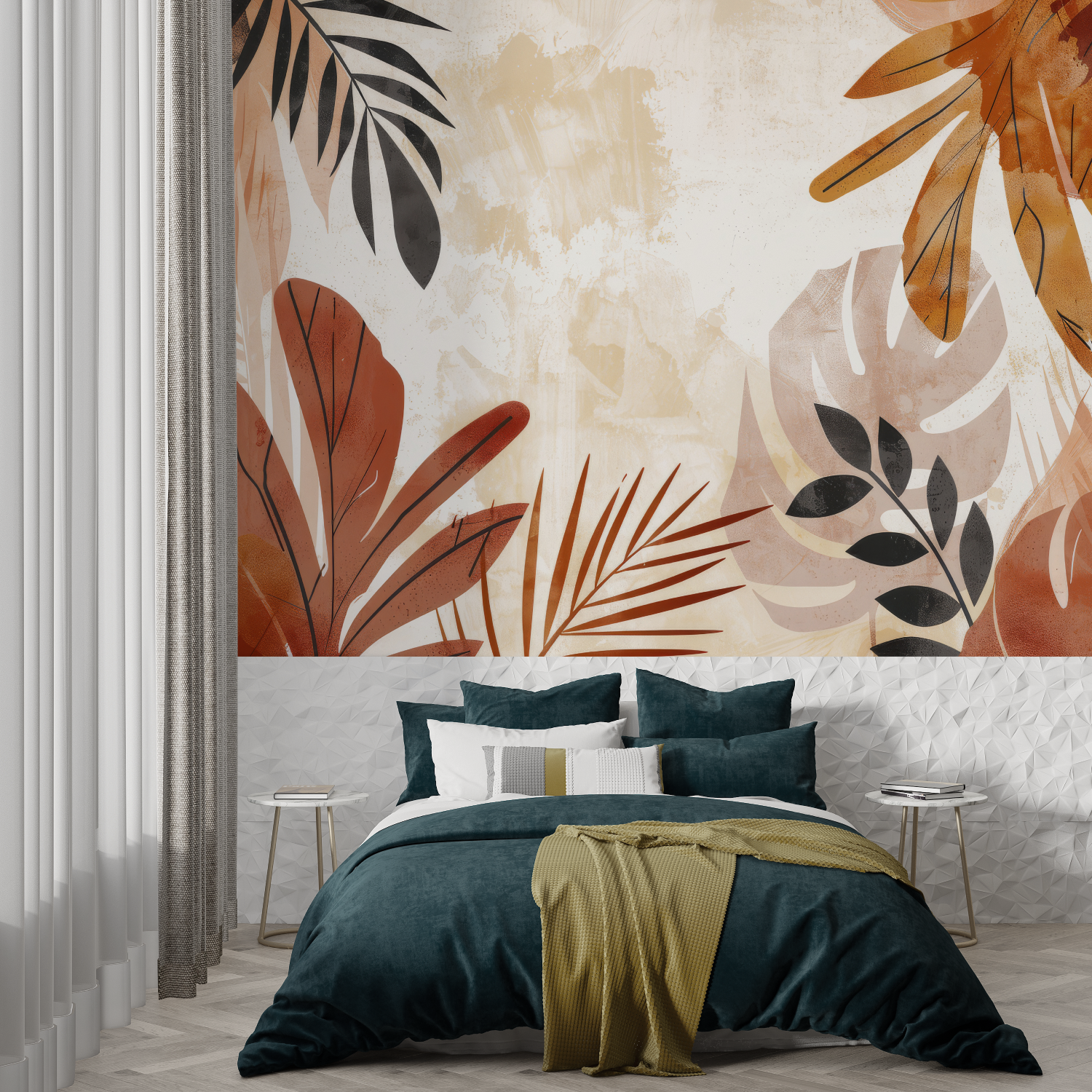 Terracotta Wallpaper Living Room | Murals Wallpaper