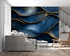 Navy Blue and Gold Wallpaper | Murals Wallpaper