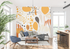 80s Orange Wallpaper | Murals Wallpaper