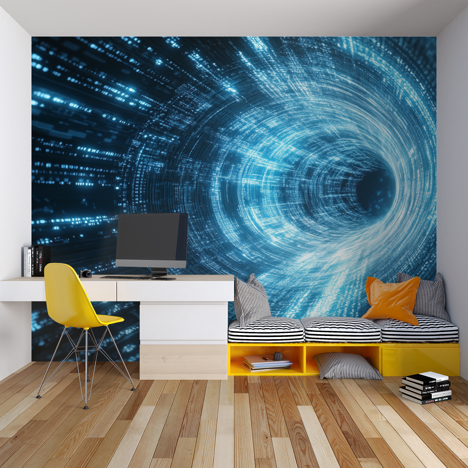 Futuristic Dashboard Wallpaper | Murals Wallpaper