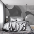 Graphical Grey Wallpaper | Murals Wallpaper