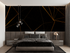 Orange Black Wallpaper | Murals Wallpaper
