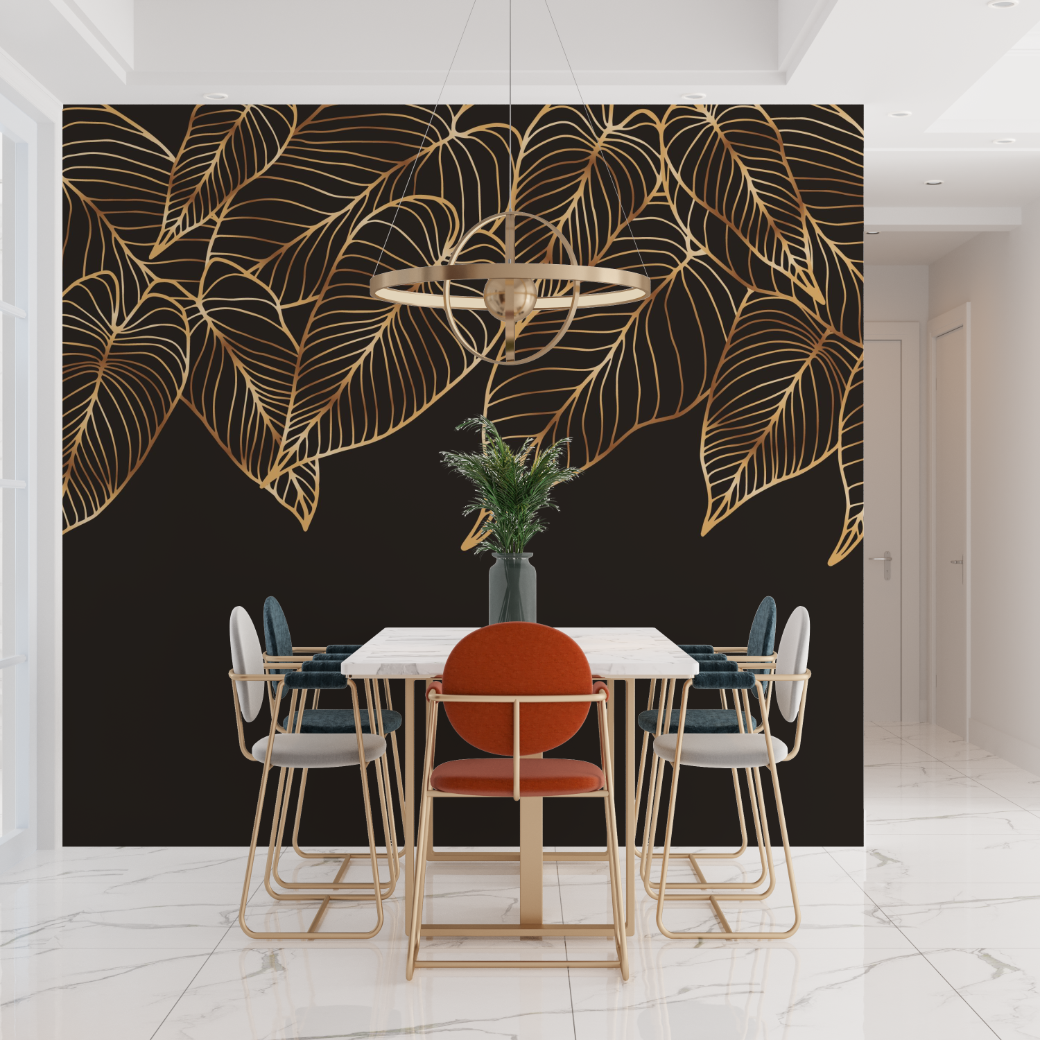 Black and Brown Wallpaper | Murals Wallpaper