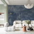 Trendy Gray and Blue Wallpaper | Murals Wallpaper