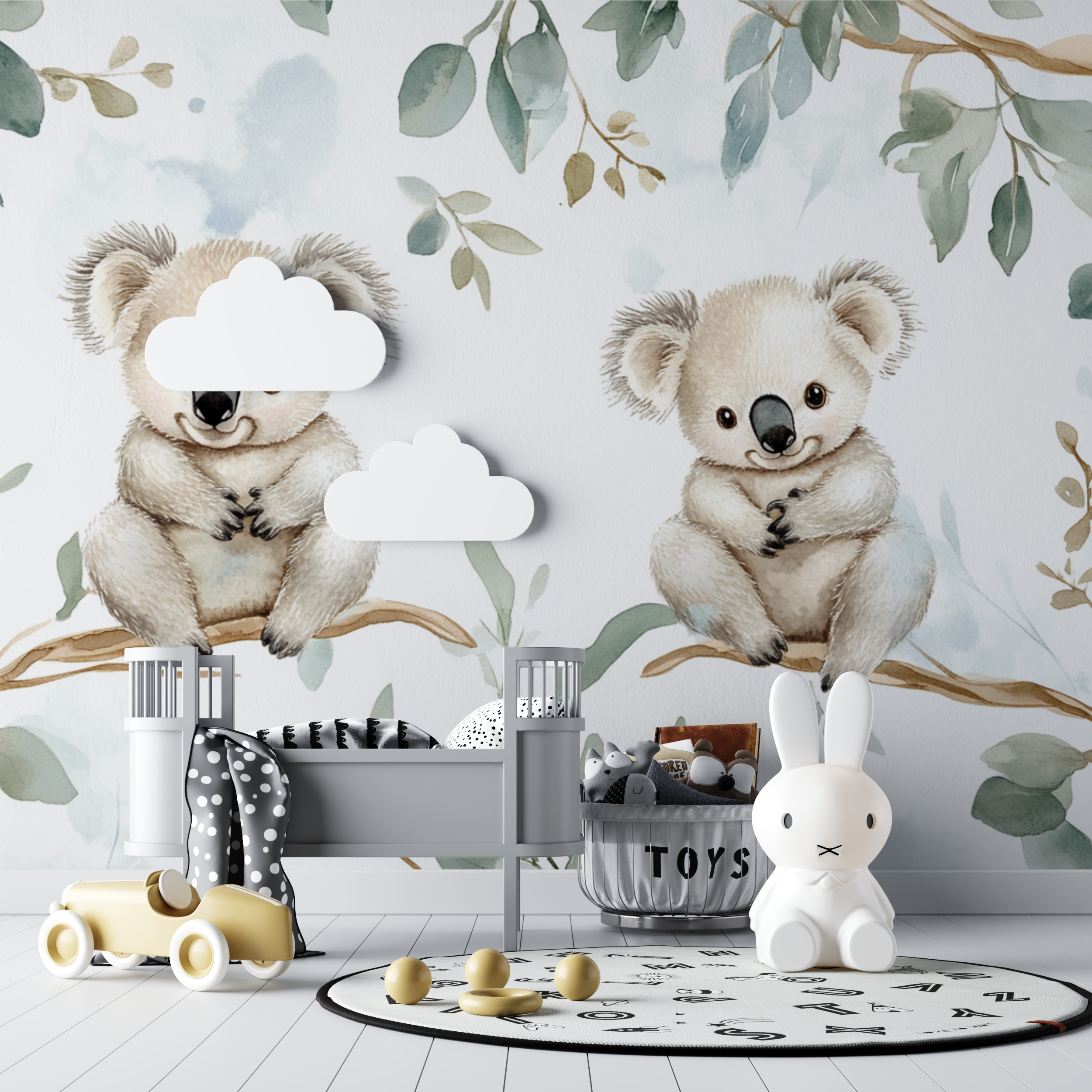 Koala Birth Softness Wallpaper | Murals Wallpaper