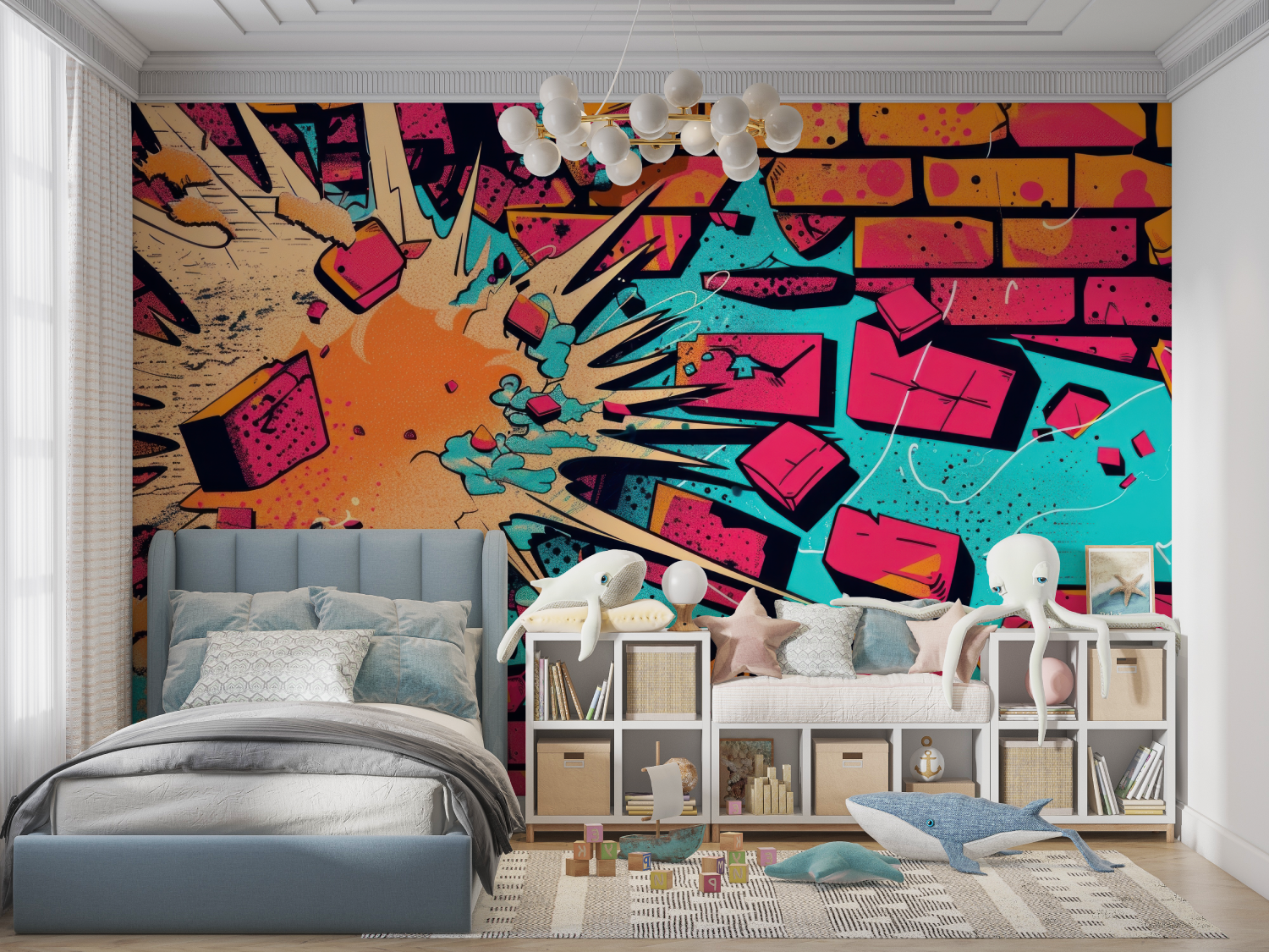 Urban Graffiti Teen Wallpaper | Murals Wallpaper