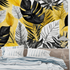 Gray Yellow Tropical Wallpaper | Murals Wallpaper
