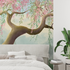 Panoramic cherry tree mural wallpaper tapisserie tendance