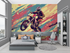 Motocross Graffiti Wallpaper | Murals Wallpaper