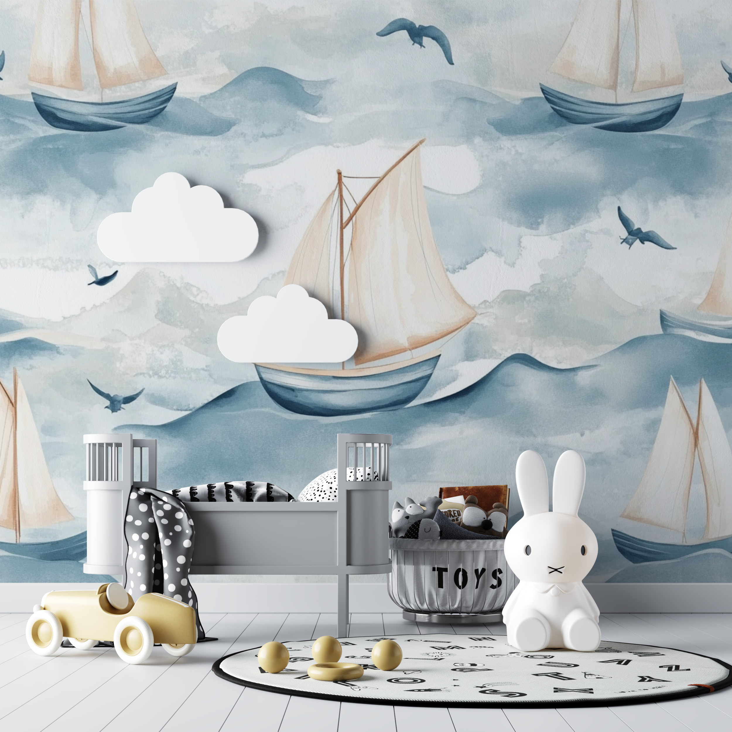 Nautical Boat Wallpaper | Murals Wallpaper