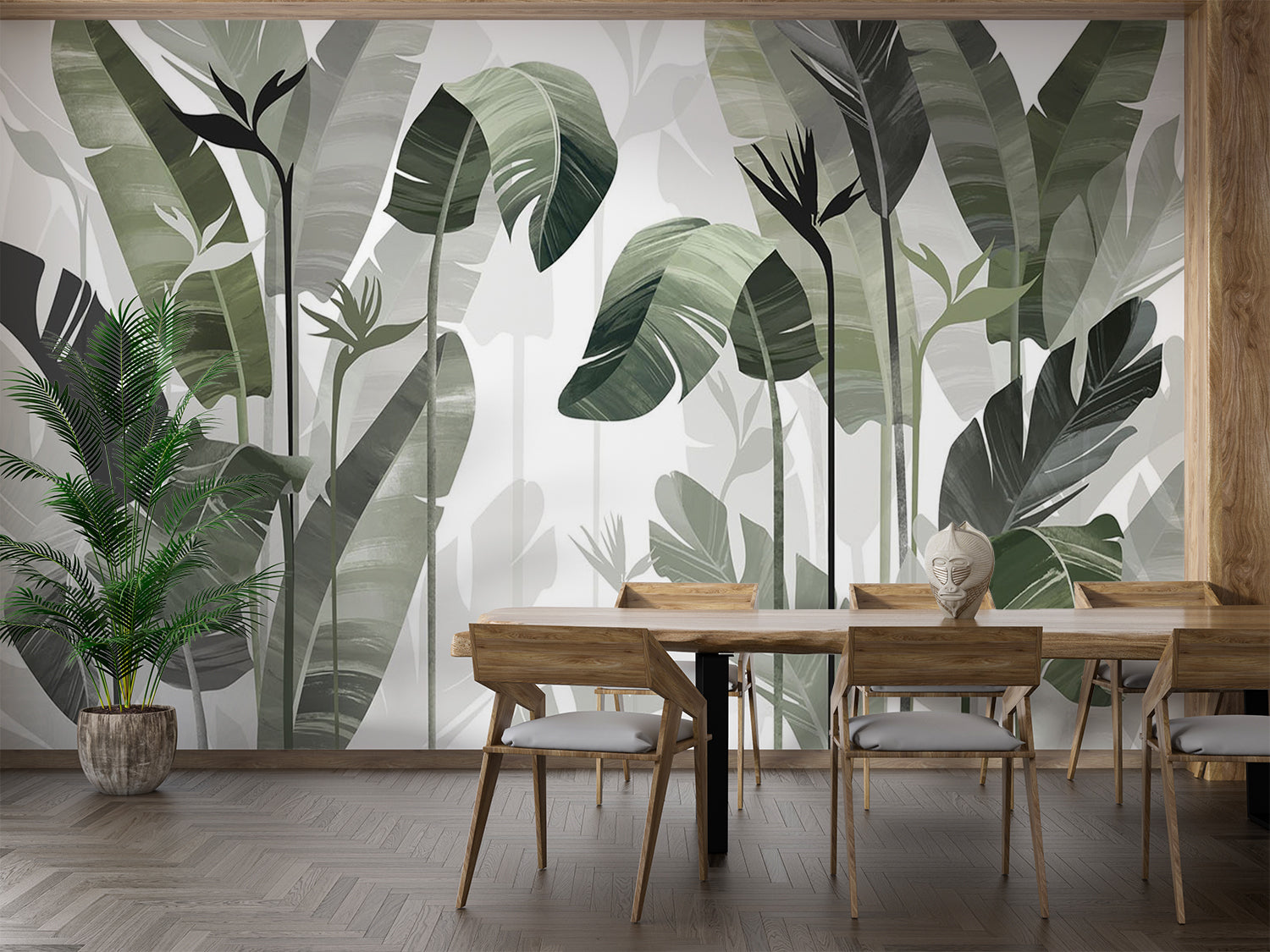 Leaf Wallpaper Room | Murals Wallpaper
