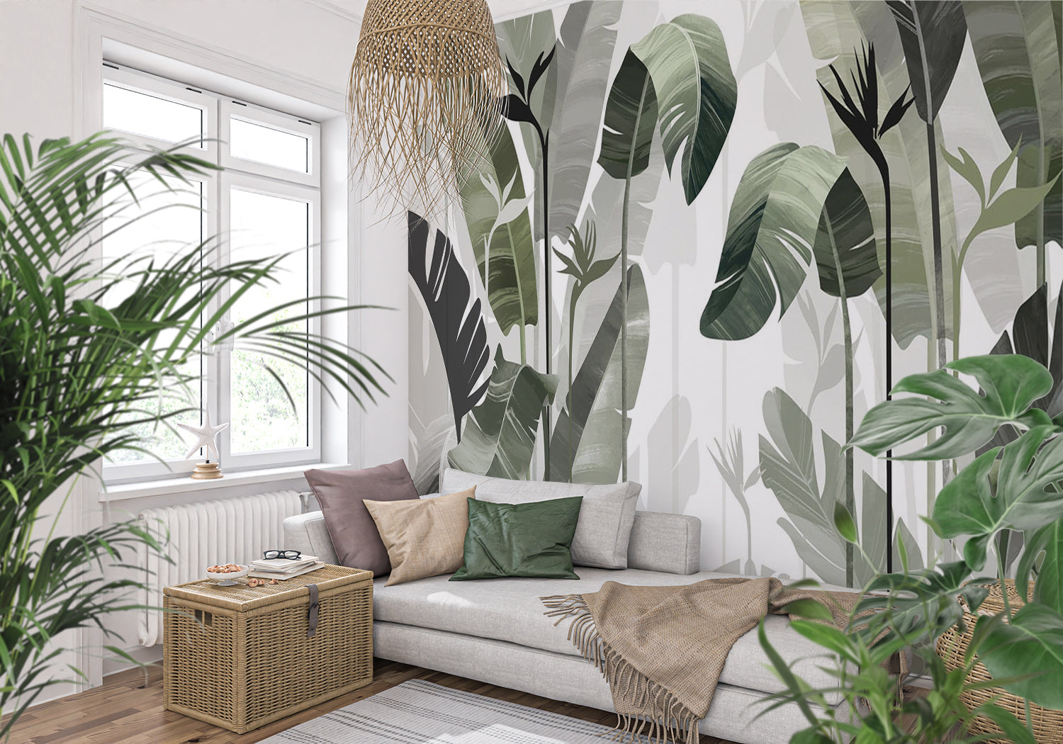 Leaf Wallpaper Room | Murals Wallpaper