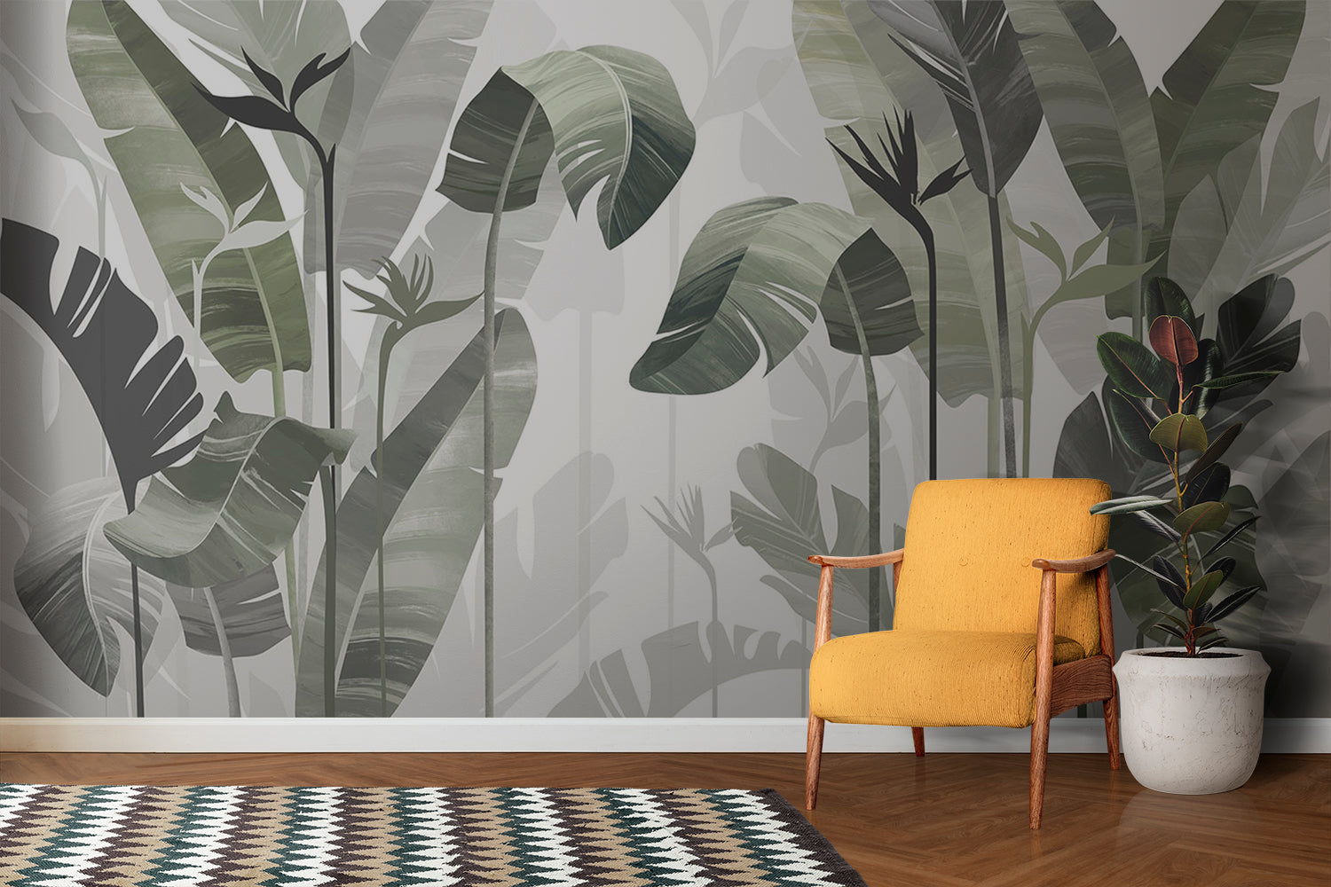 Leaf Wallpaper Room | Murals Wallpaper