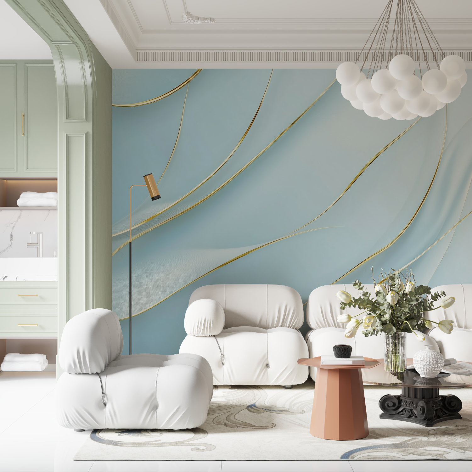 Blue Bedroom Wallpaper | Murals Wallpaper