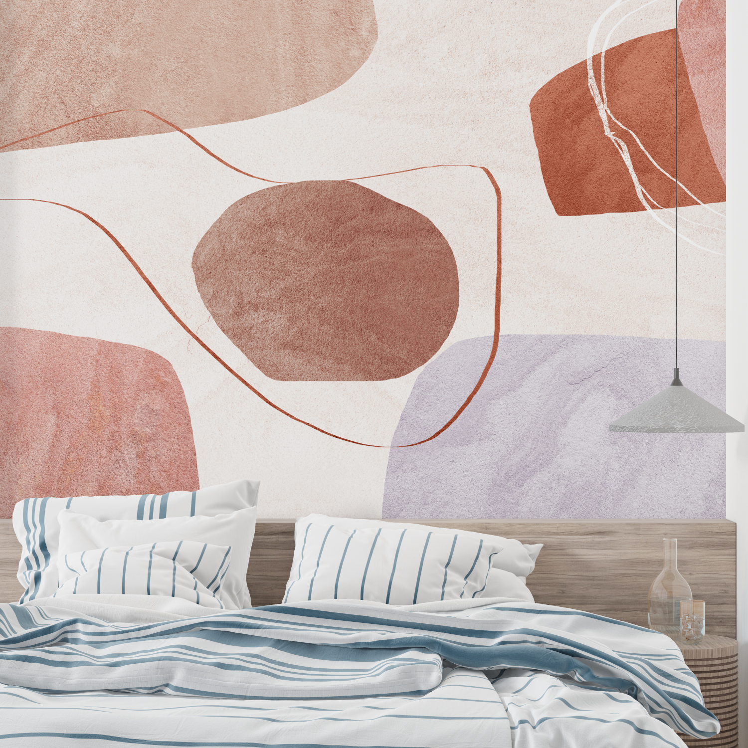 Terracotta Beige Wallpaper | Murals Wallpaper