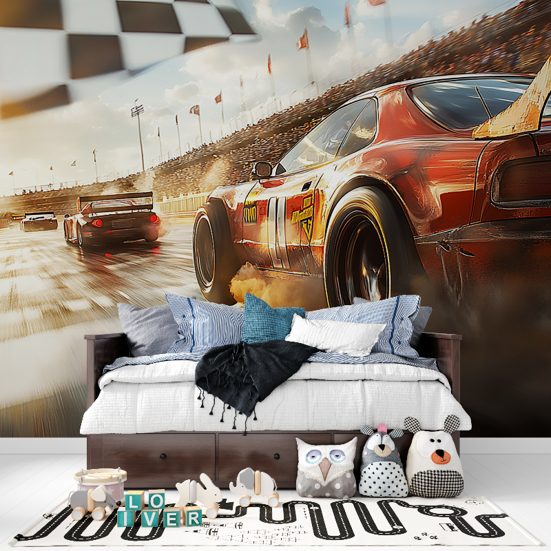 Racing Car Wallpaper | Murals Wallpaper