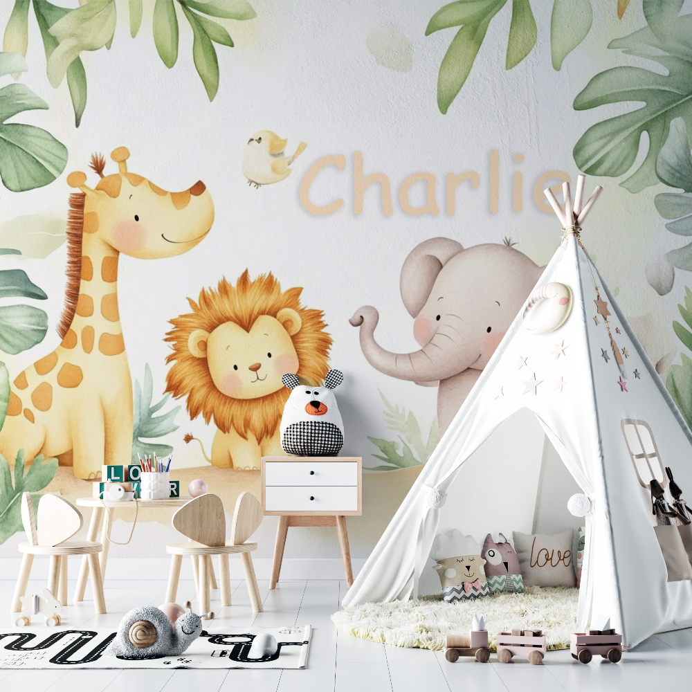 Family Name Animal Wallpaper | Murals Wallpaper
