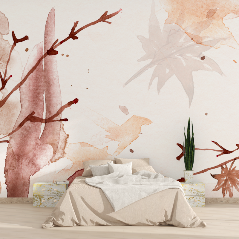 Watercolor Trend Wallpaper Living Room | Murals Wallpaper