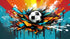 Graffiti Soccer Ball Wallpaper | Murals Wallpaper