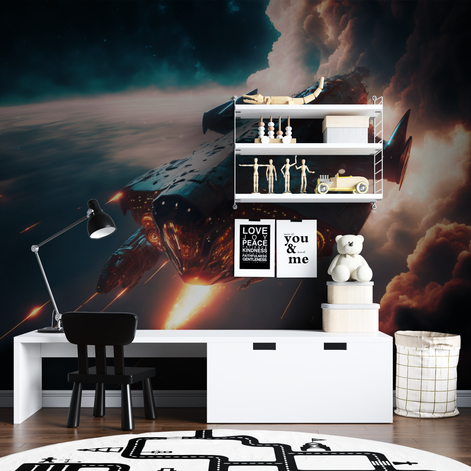 Teen Spacecraft Wallpaper | Murals Wallpaper