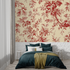Red Toile Wallpaper | Murals Wallpaper