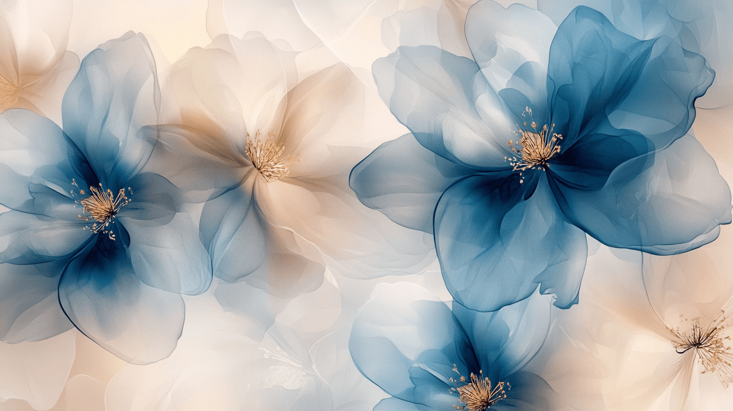 Watercolor Ethereal Flowers Wallpaper | Murals Wallpaper
