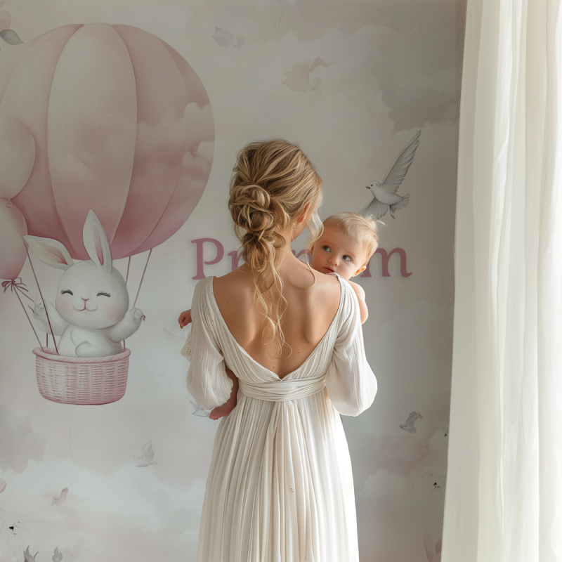 Baby Bunny Name Wallpaper | Murals Wallpaper
