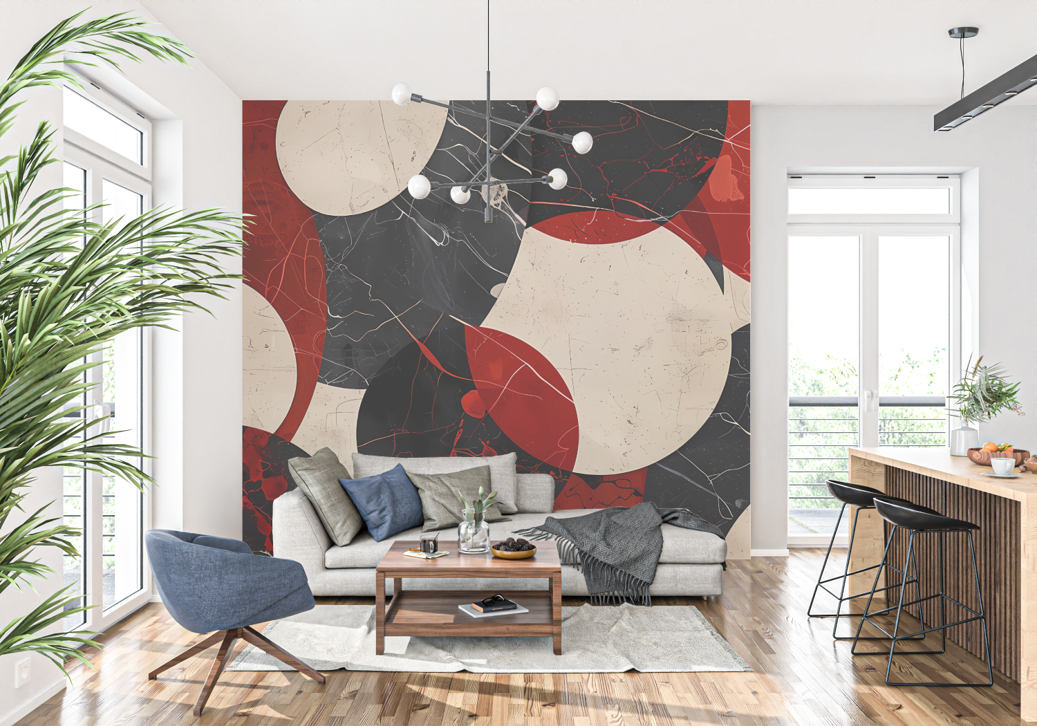 Red Black Wallpaper | Murals Wallpaper