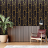Black Wallpaper with Gold Pattern | Murals Wallpaper