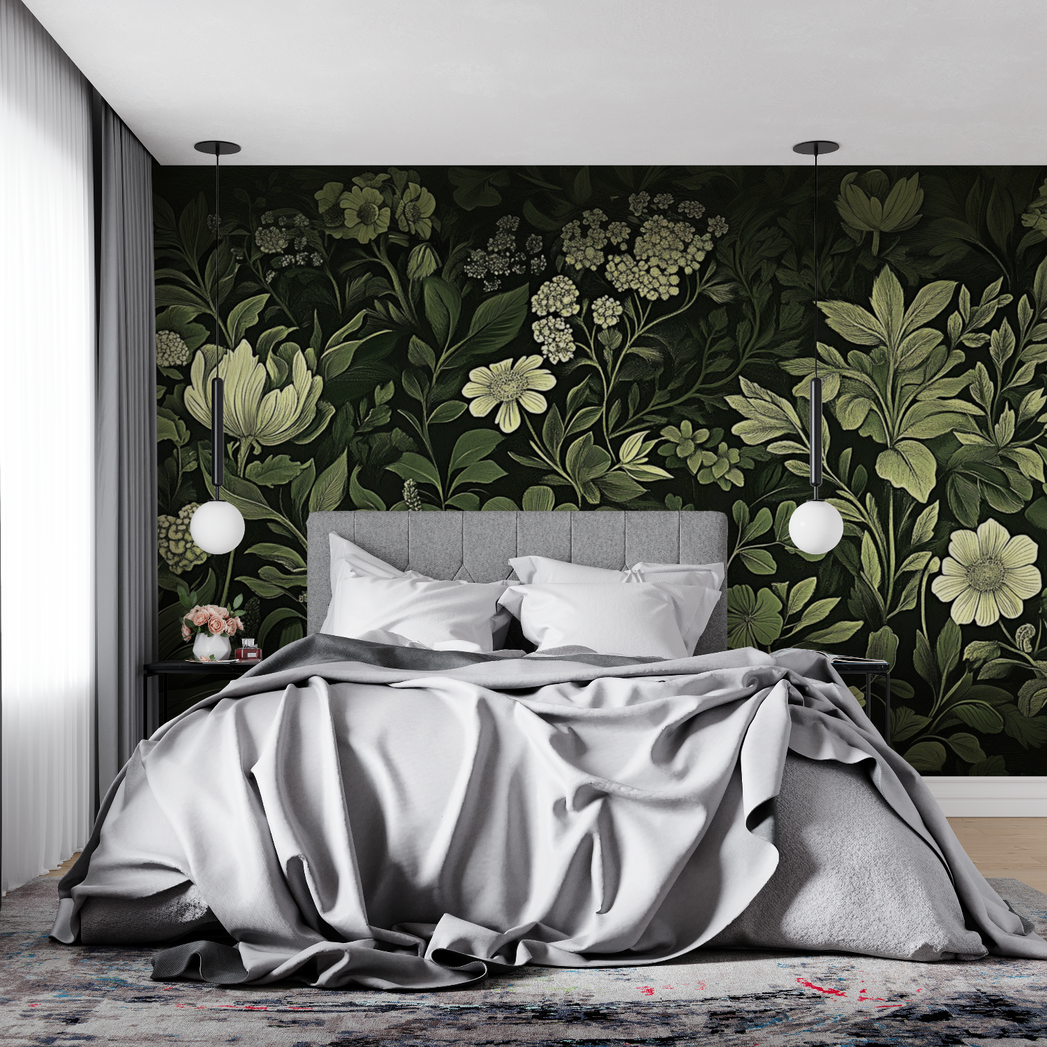 Black and Blue Wallpaper | Murals Wallpaper