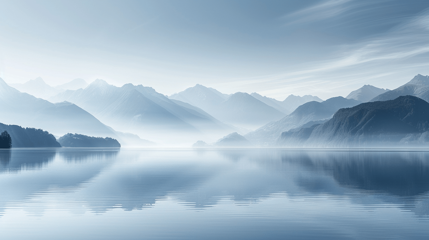 Gentle Annecy Lake Mural Wallpaper