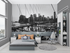 Black and White Wallpaper Brooklyn Bridge Cars | Murals Wallpaper