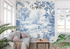 Blue Forest Toile Wallpaper | Murals Wallpaper