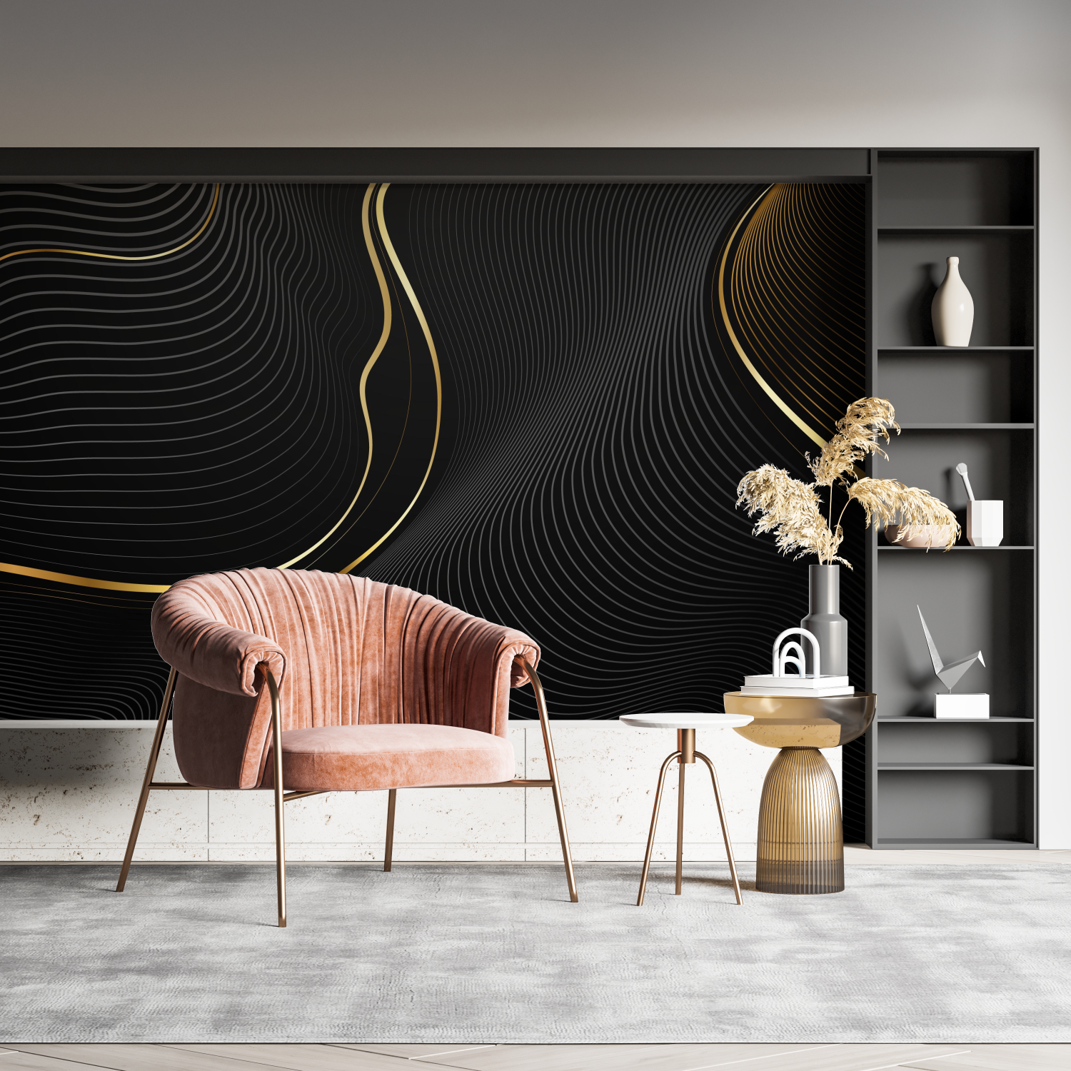 Black Bedroom Wallpaper | Murals Wallpaper