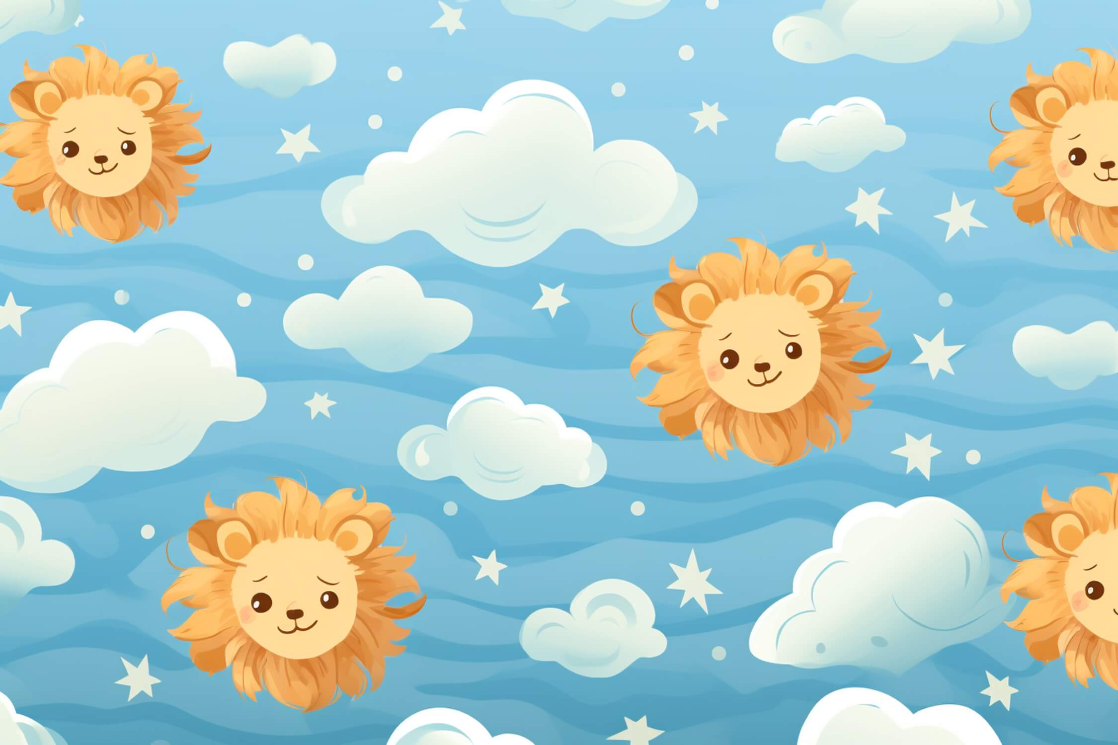 Lion Large Print Wallpaper | Murals Wallpaper