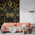 Black and Gold Wallpaper Room | Murals Wallpaper